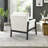 Mid-Century Modern Chenille Upholstered Accent Armchair-2070739011
