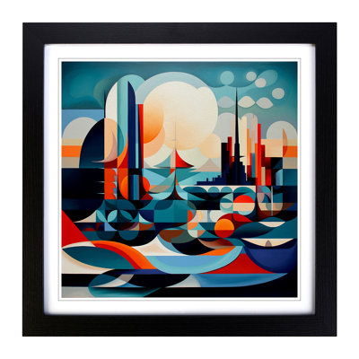 Seascape Constructivism No.1 - Framed Print