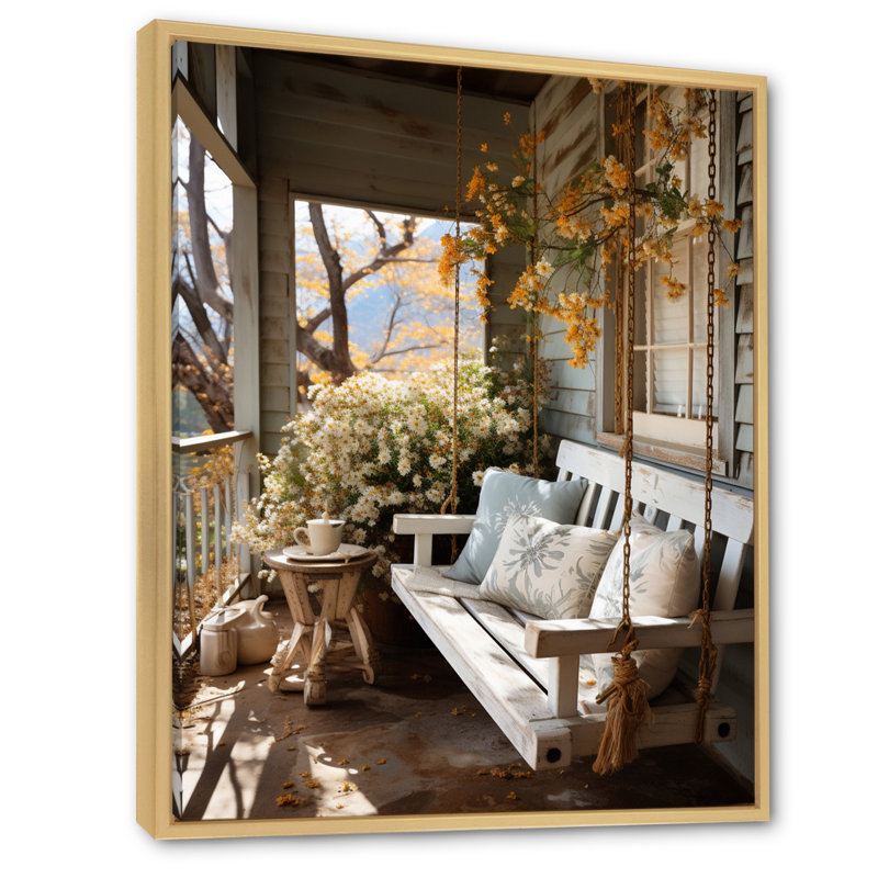 Ferrullo Farmhouse Gentle Breeze II, H 40 po x l 30 po x P 1,5 po, Cadre naturel flottant