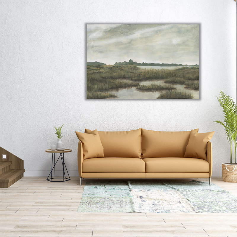 «Overcast Inlet I», reproduction d'art sur toile, H 32 po x l 48 po