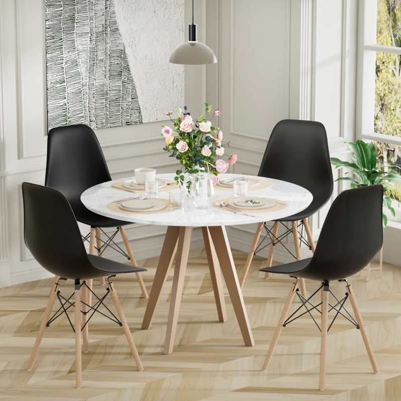 Chaise d'appoint Blagg, Noir
