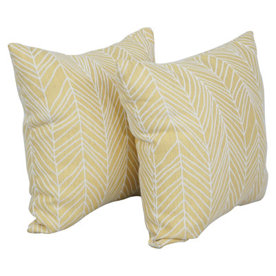Chevron / Zig Zag Reversible Throw Pillow