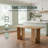 60-inch Rectangular Wooden Dining Table With Carved Legs, Suitable For Dining Rooms And Living Rooms.-1956561162