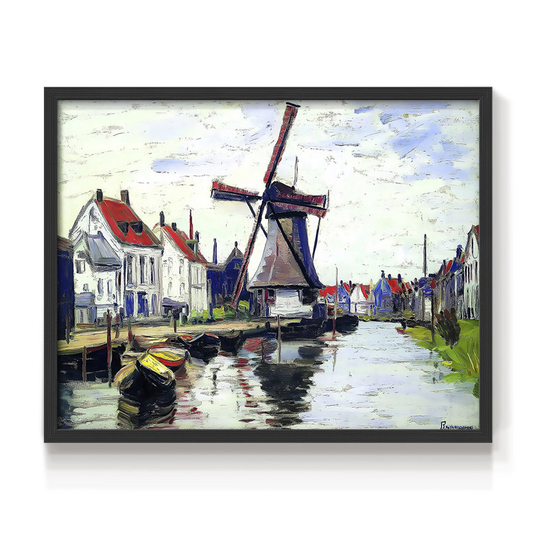 Paysage, série LX, reproduction encadrée, H 11 po x l 14 po, Black