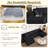 Boneless 124" U-Shape Cloud Couch, Modern Modular Sectional U-Shape Sofa, Corduroy Upholstered Couches Deep Seat Sleeper Chaise Longue for Living Room, No Assembly Required-408101535