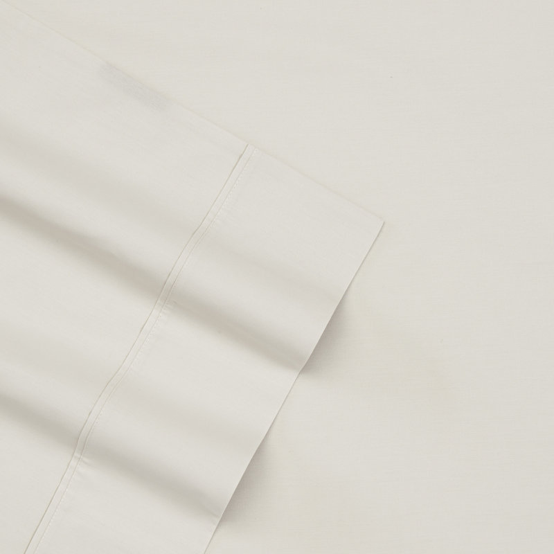 Tommy Bahama Printed Percale Cotton Sheet Set, King Sheet Set with 2 Pillowcases, Gray