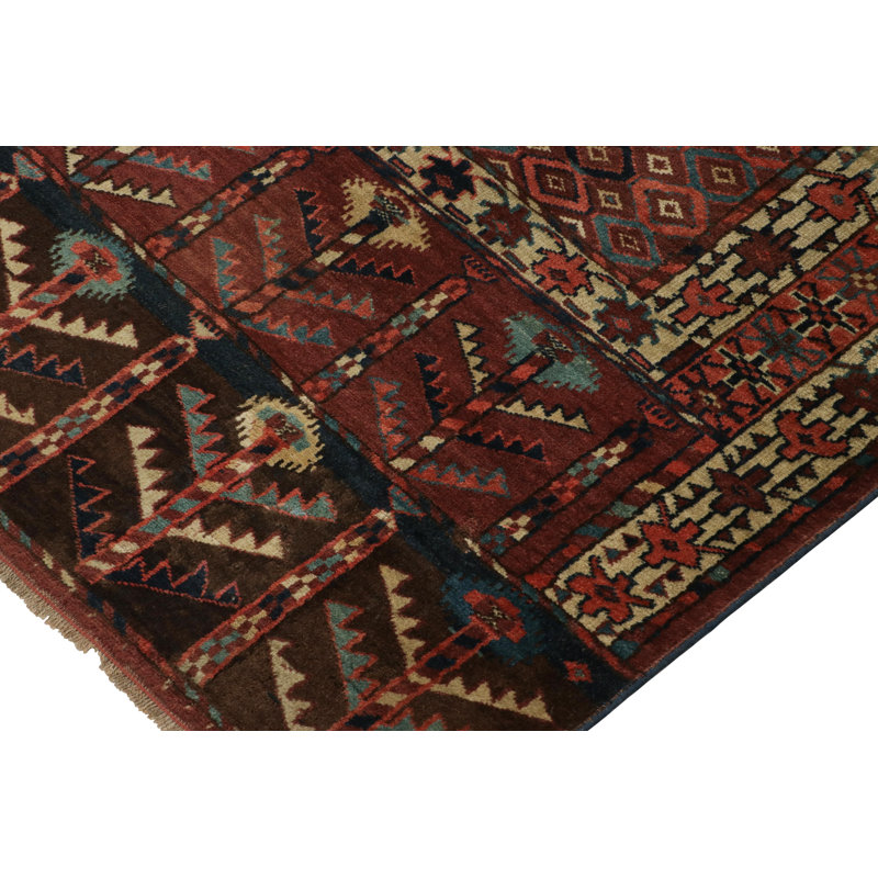Antique One-of-a-Kind 4'X6' Hand Knotted Area Rug