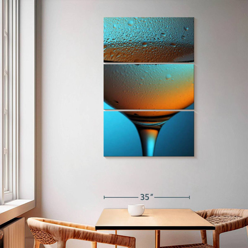Yarlin Cold Rose Wine, 65" H x 42" W