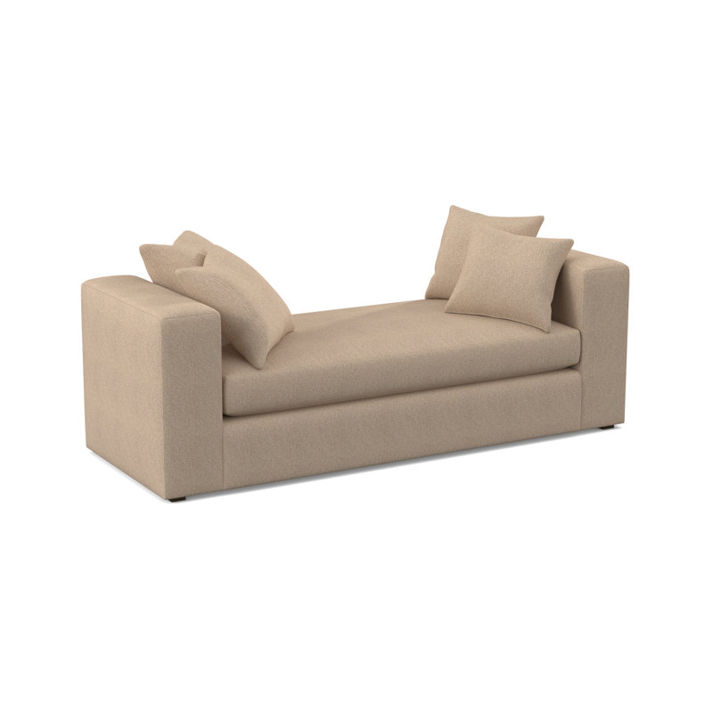 Retreat Upholstered Daybed, Maya Wheat Polyester Blend