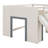 Full Low Loft Bed With Storage-1429457409