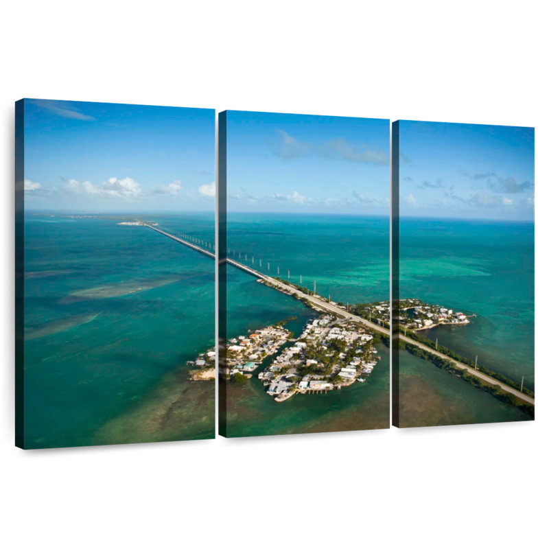 Gillard Seven Mile Florida Bridge, H 42 po x l 65 po