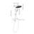 Showerspas Shower System, With 10" Rain Showerhead, 4-Function Hand Shower, Adjustable Slide Bar And Soap Dish-126529059