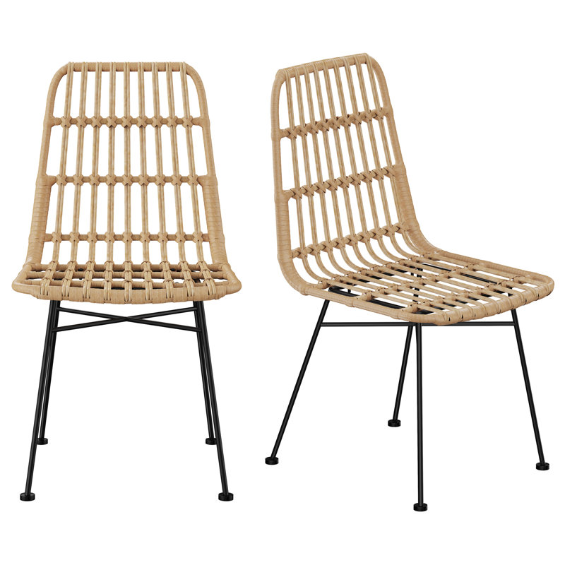  Rattan Dining Chairs