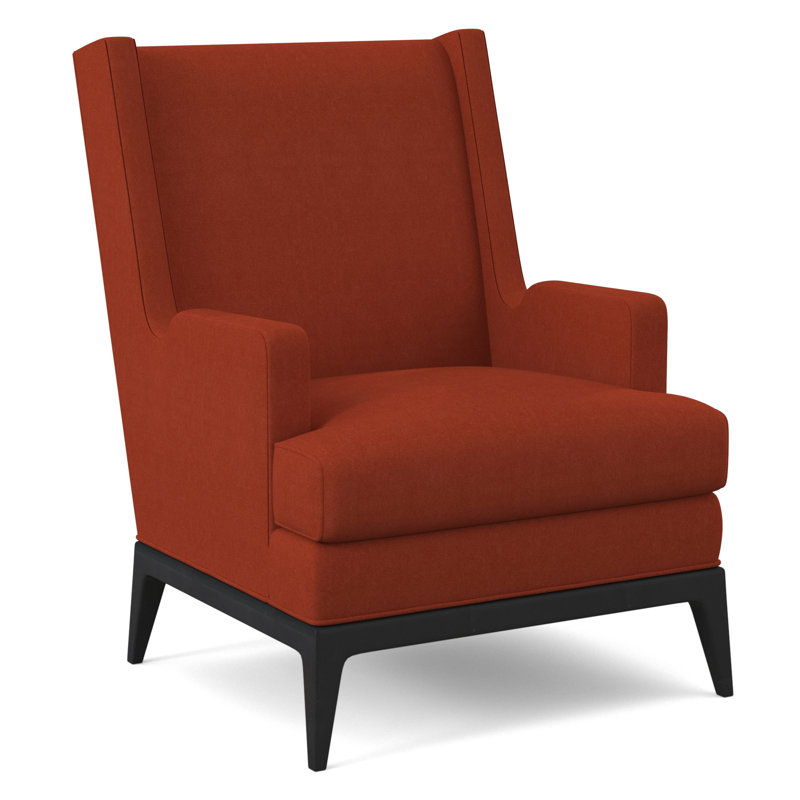 Fauteuil à oreilles de 29 po de large Cooper, Tangelo Margaret, Espresso