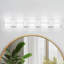 Luminaires de salle de bain à 5 lumières à intensité variable pour luminaires de salle de bain à DEL