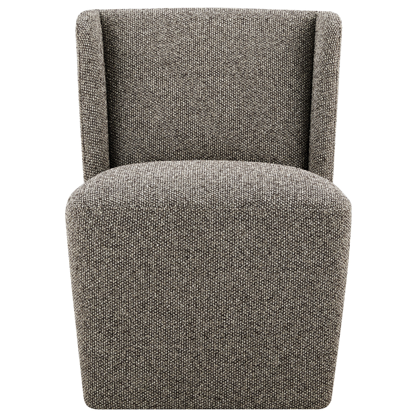 Ardeth Dining Chair, 33" H x 23.23" W x 26" D, Gellar Earth Tweed