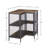 Piscitelli 2-Door Metal Mesh Corner Accent Cabinet -387600278