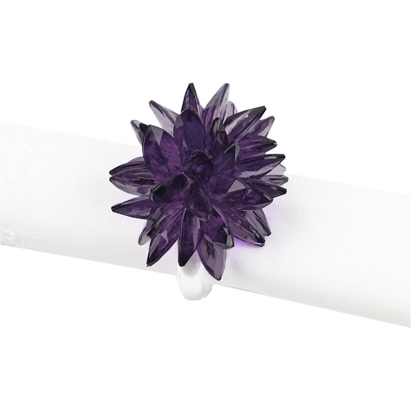 Rond de serviette, Mauve foncé
