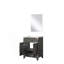 Meuble-lavabo simple 24 po X P 18 po P, comptoir en acrylique et Miroir