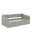 Lit de jour simple en bois avec couchette et tiroirs de rangement-1391266032