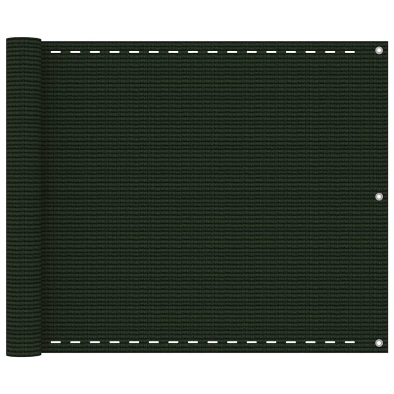Piketon Vinyl Fence Panels, Dark Green, 75cm H x 300cm W