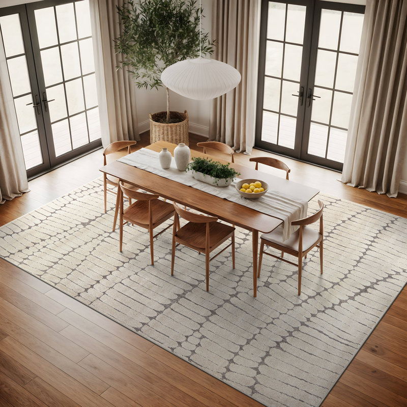 Tapis d'intérieur texturé Pebble, Rectangle 7 pi 10 po x 10 pi
