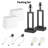 Belpre 23.5" Metal Table Lamp Set with USB, Type-C Ports, and Built-in Outlet