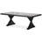 Danny Rectangular Metal Outdoor Dining Table With Umbrella Hole , 84.25'' in. W 42.25'' in. D