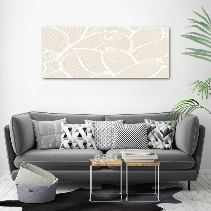 Leaves Pattern - Wrapped Canvas Print