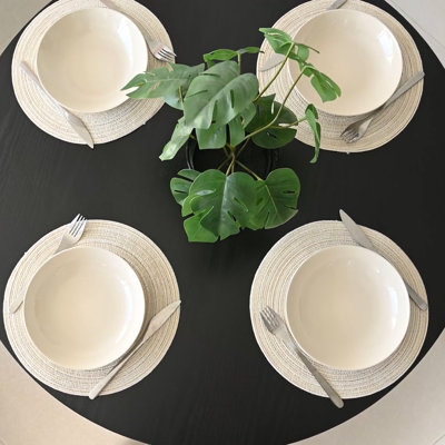 Betania 35'' W Pedestal Dining Table