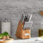 Cuisinart 15pc Elite Series Stainless Steel Block Set with Acacia Block