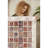 Premium Cotton Area Rug, 4.6 x 7.2 ft | 100% Cotton, 1200 g/m², 0.3 in Pile Height | Antibacterial, Non-Slip PVC Underside, Machine Washable | Elegant Cream, Orange, Tile Red, Green & Black Design for Home Decor-112936158