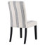 Chaise d'appoint de salle à manger rembourrée beige Herran (ensemble de 2)