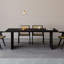 Table de salle à manger rectangulaire noire-1270699427