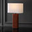 Elsee Burl Wood Table Lamp
