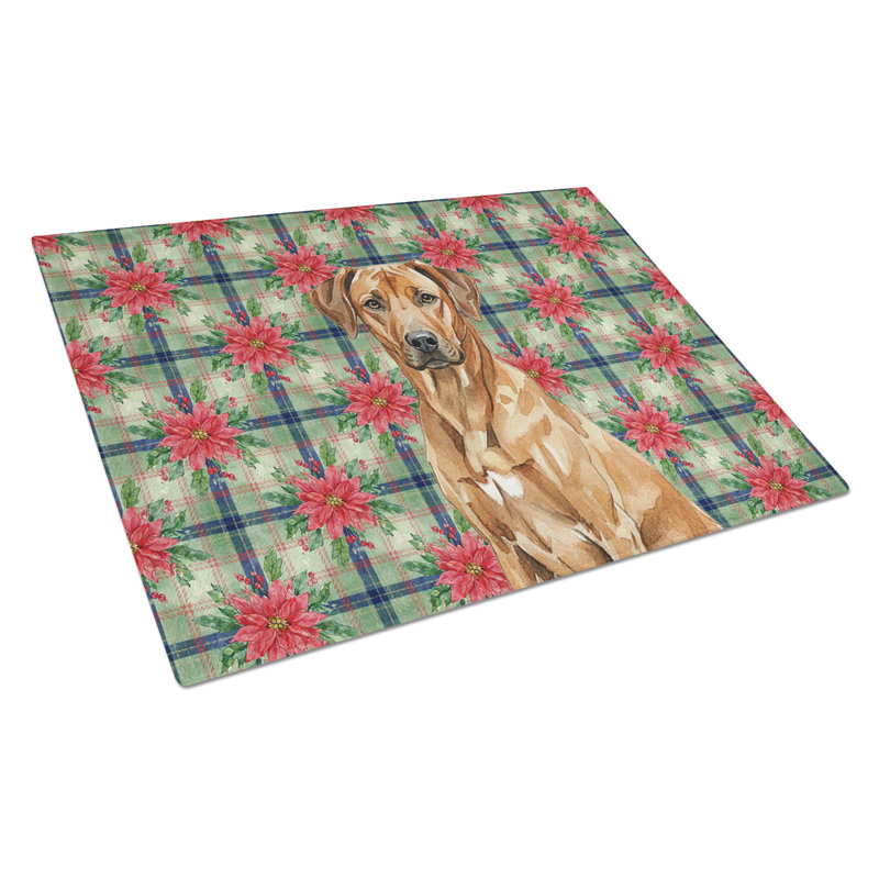 Planche à découper en verre Rhodesian Ridgeback