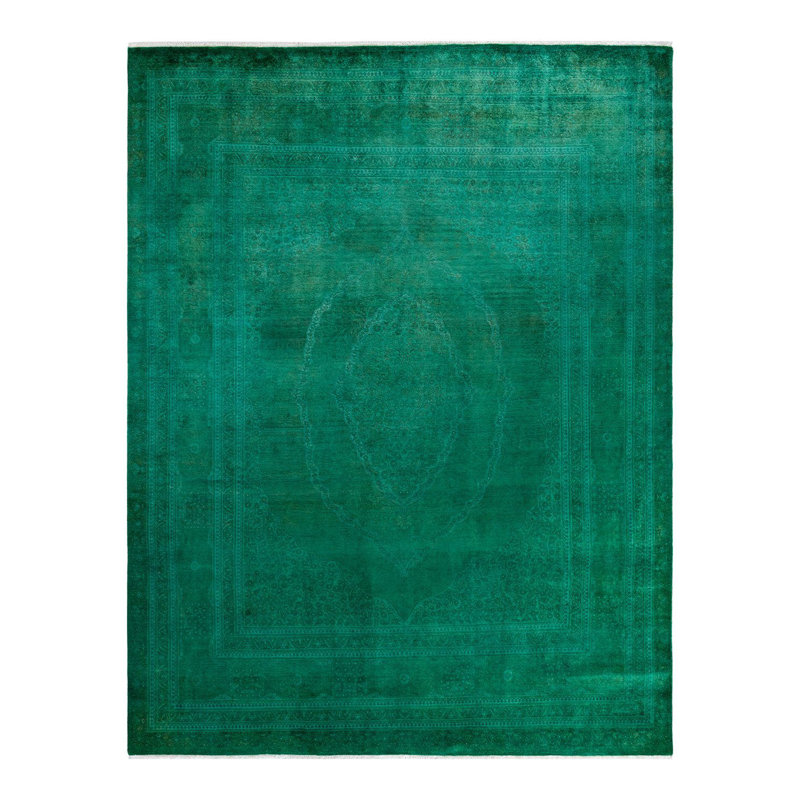 Tapis vert unique 8 pi x 10 pi 4 po Yalchin