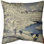 Housse de coussin meguro et pont tambour et coucher de soleil hill