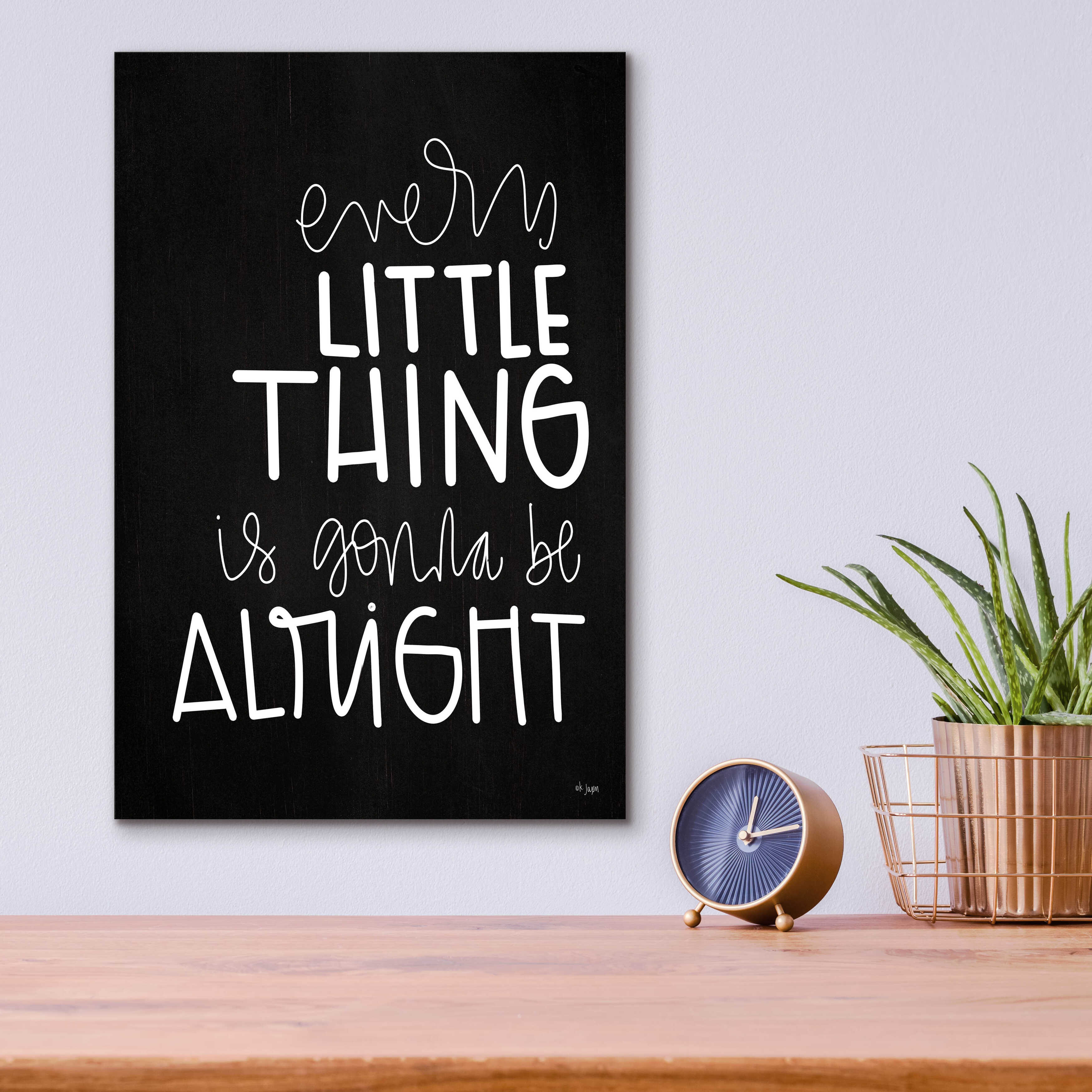 Trinx Every Little Thing by Jaxn Blvd - Unframed Textual Art | Wayfair
