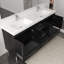 Meuble-lavabo double autoportant 72 po avec plateau Ripley-624337153