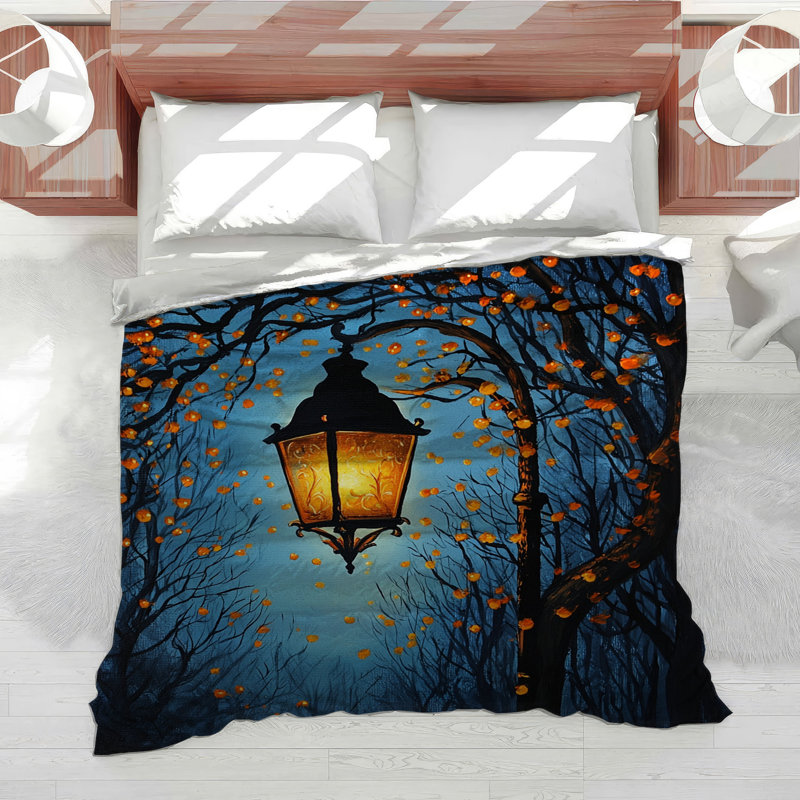 Lantern Bedding Lighting Comforter Dark Academia, Twin Comforter