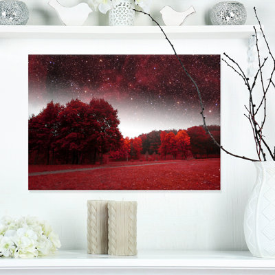 " Mystical Red Spring Night "