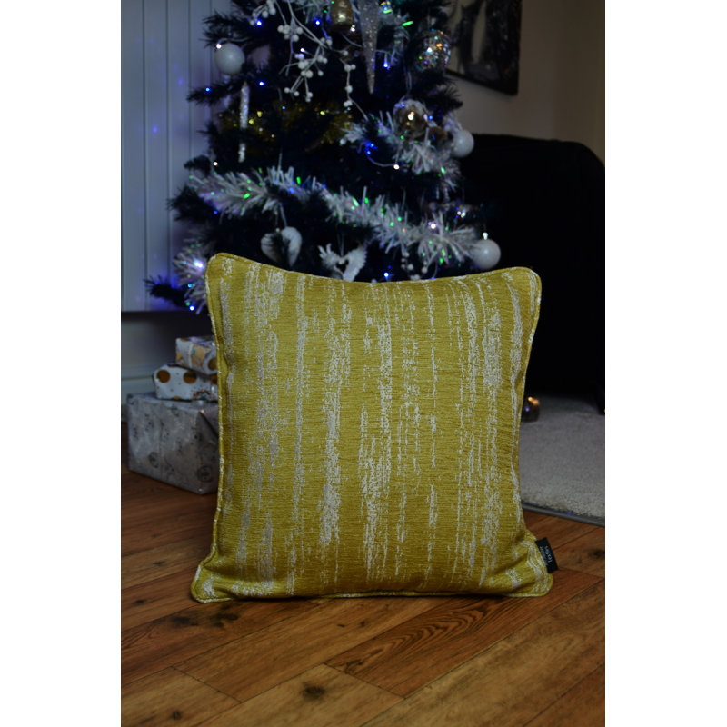 Alexzander Rectangular Cushion Cover, 50cm x 30cm, Mimosa Yellow, Cushion Cover