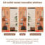 Le miroir mural 47,6 po x 15,5 po de conception multifonctionnelle à panneau mural pleine longueur permet d'économiser de l'espace et peut être poussé et tiré. Convient à la chambre à coucher / salon / entrée (couleur cerise)