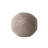 Hito Set Of 2 Accent Pillows, Round Shape, Brown Velvet W Polyester Fill