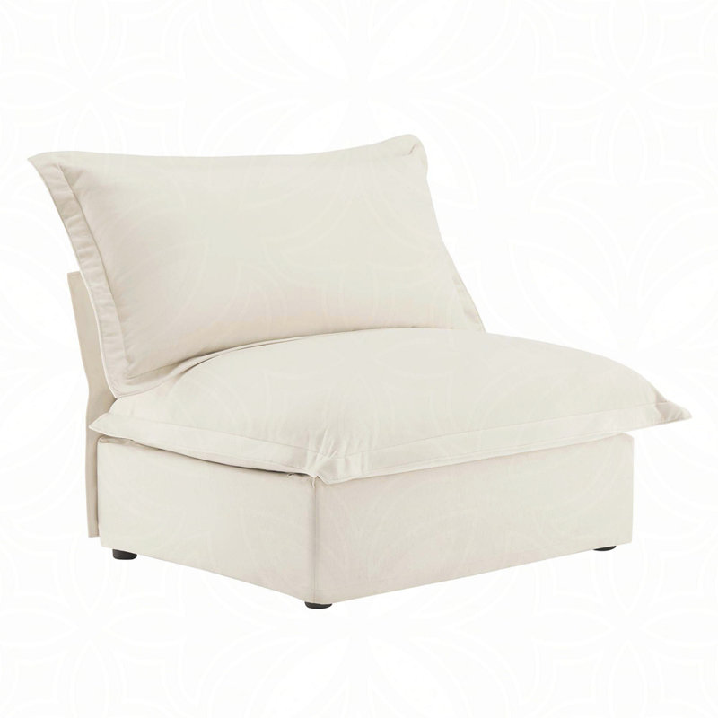 Koala Armless Sofa, Cream