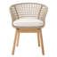 Trinity Outdoor Teak Dining Armchair-540713890