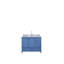 Ensemble de meuble-lavabo simple 41,3 po avec miroir Clabo-1088997913