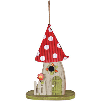 Lomas 13.5'' H x 9.5'' W x 5.9'' D Hanging Birdhouse