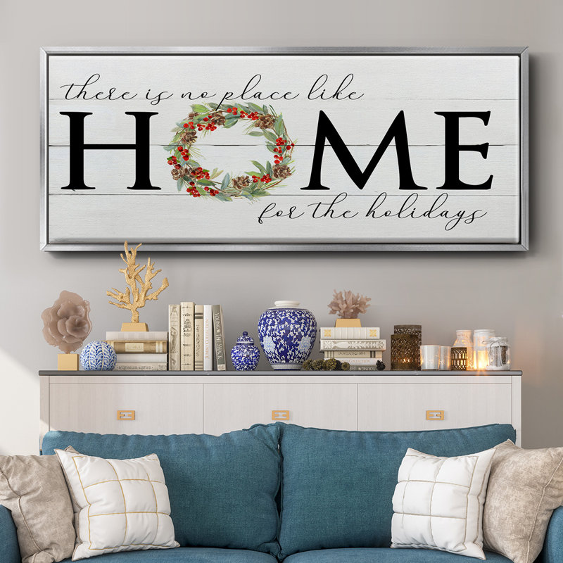 Home for the Holiday - Toile encadrée, H 8 po x l 20 po